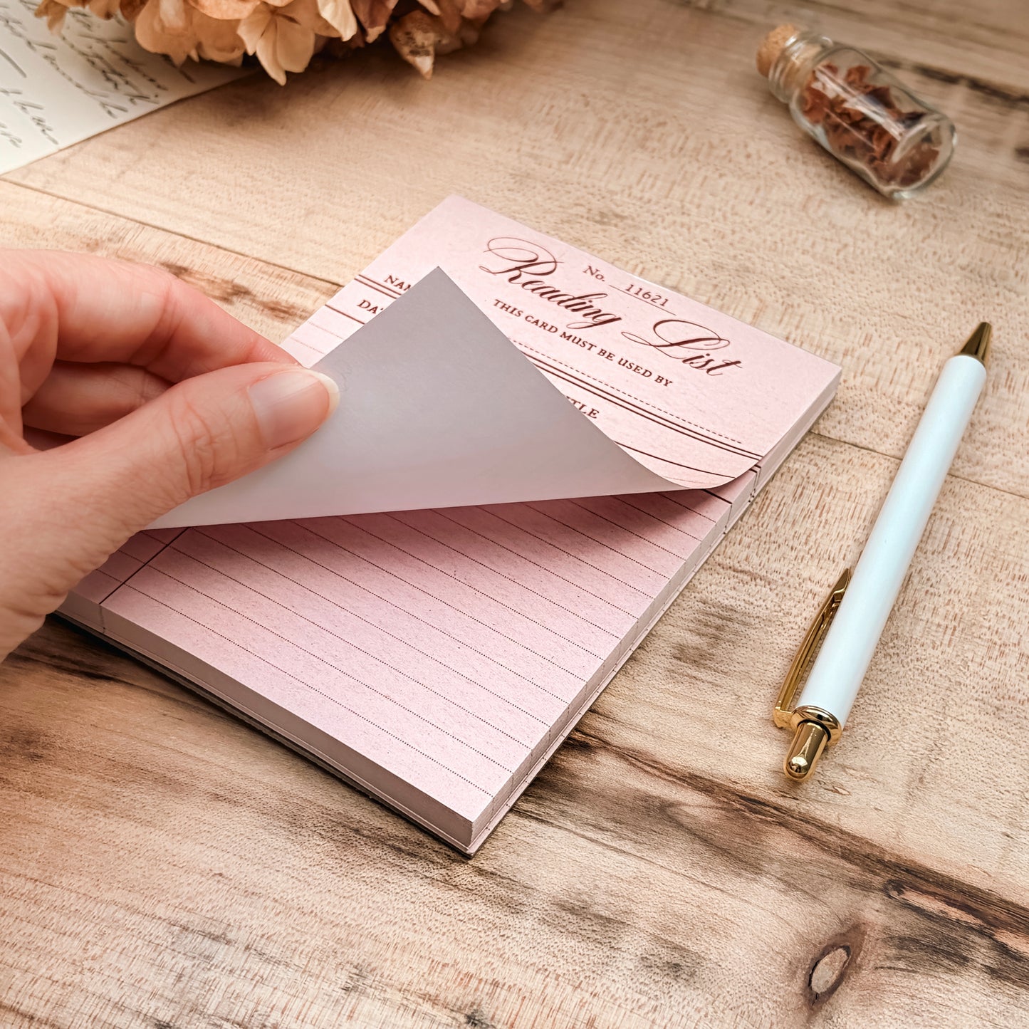 Reading List A6 Notepad