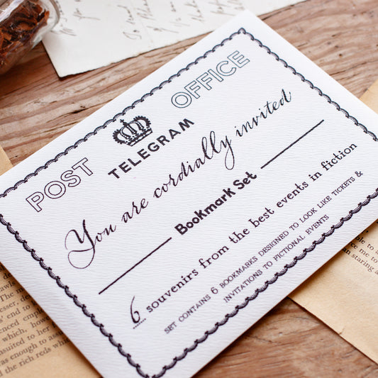 Cordially Invited Bookmark Gift Set