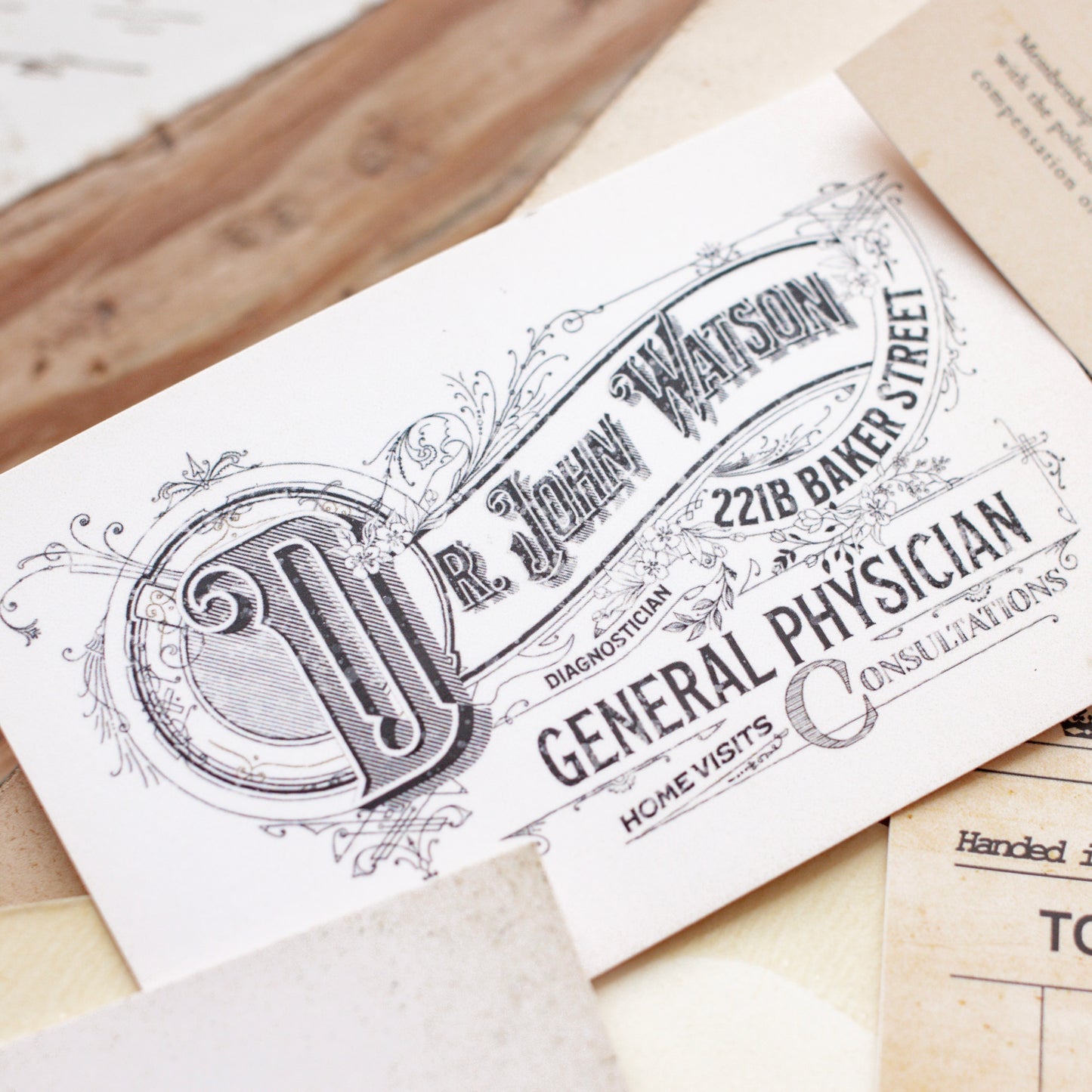Sherlock Holmes Bookmark Gift Set Packaged in a Victorian Style Letter
