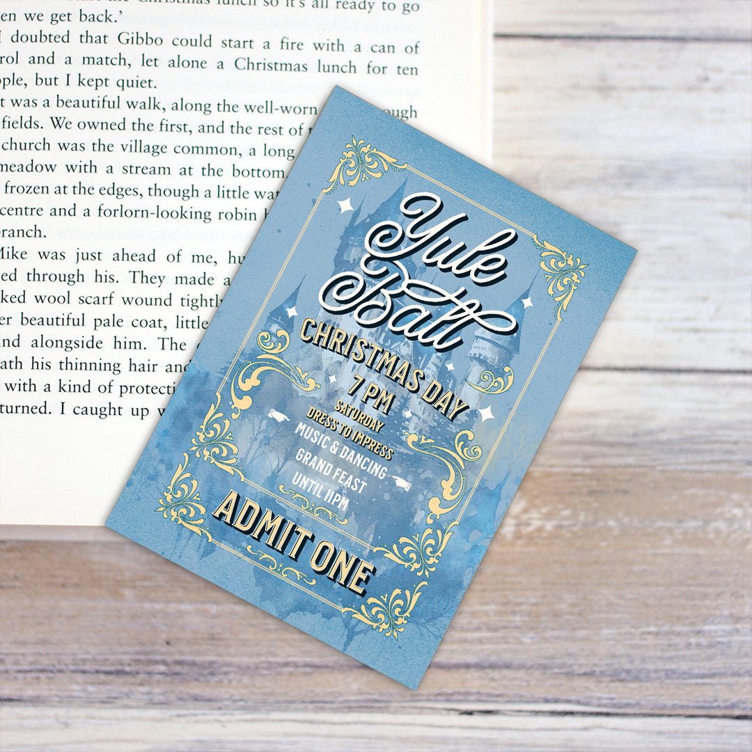 Yule Ball Ticket Bookmark