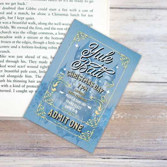 Yule Ball Ticket Bookmark