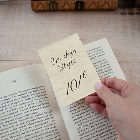 Alice in Wonderland Mad Hatter Hat Receipt Bookmark