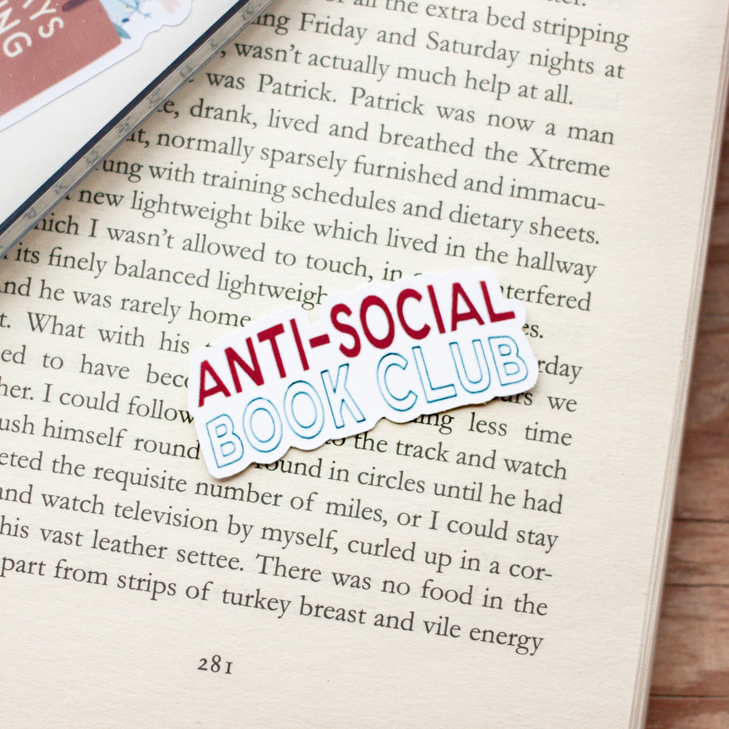 Anti-Social Book Club Sticker
