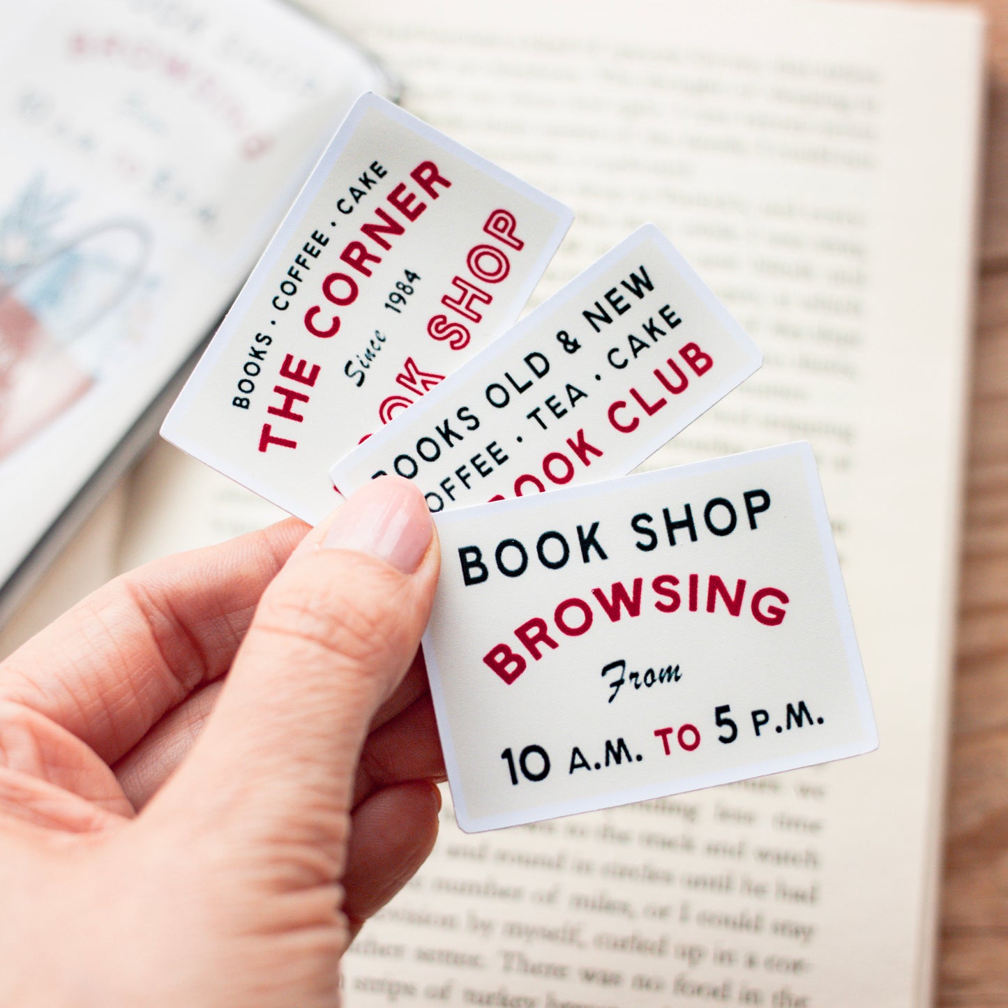 The Corner Bookshop Stickers