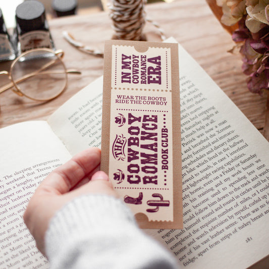 Cowboy Romance Book Club Bookmark