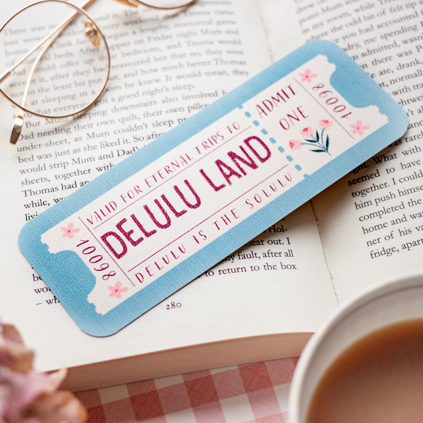 Delulu Land Bookmark