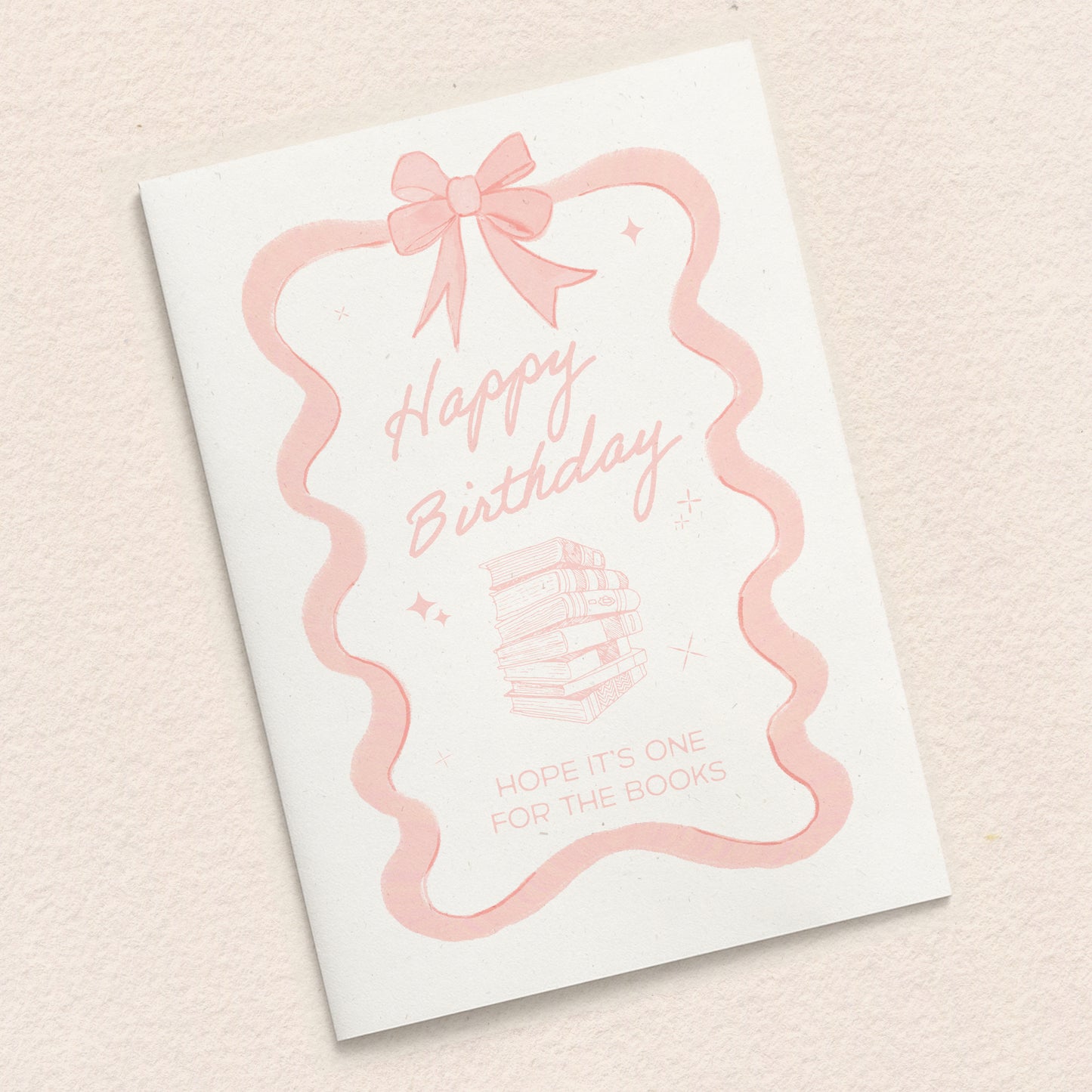 Birthday Card "One For The Books"