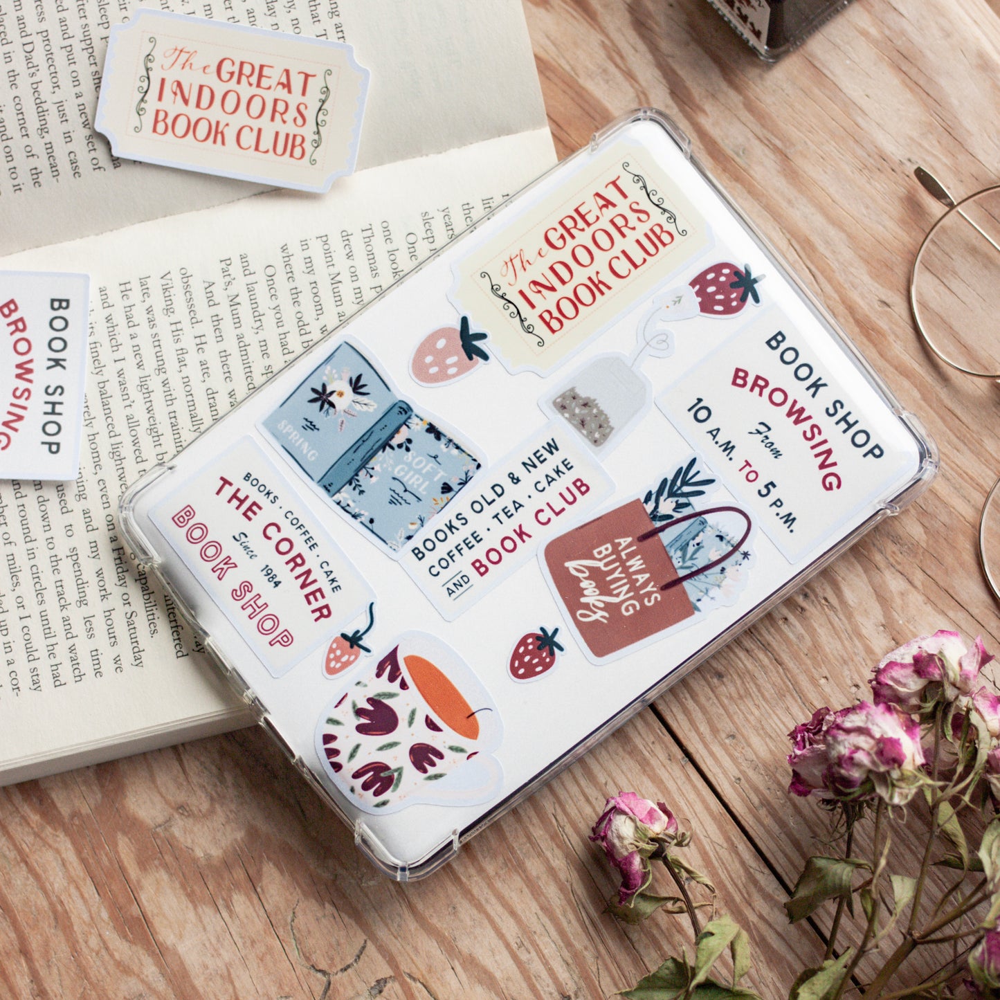 The Corner Bookshop Stickers