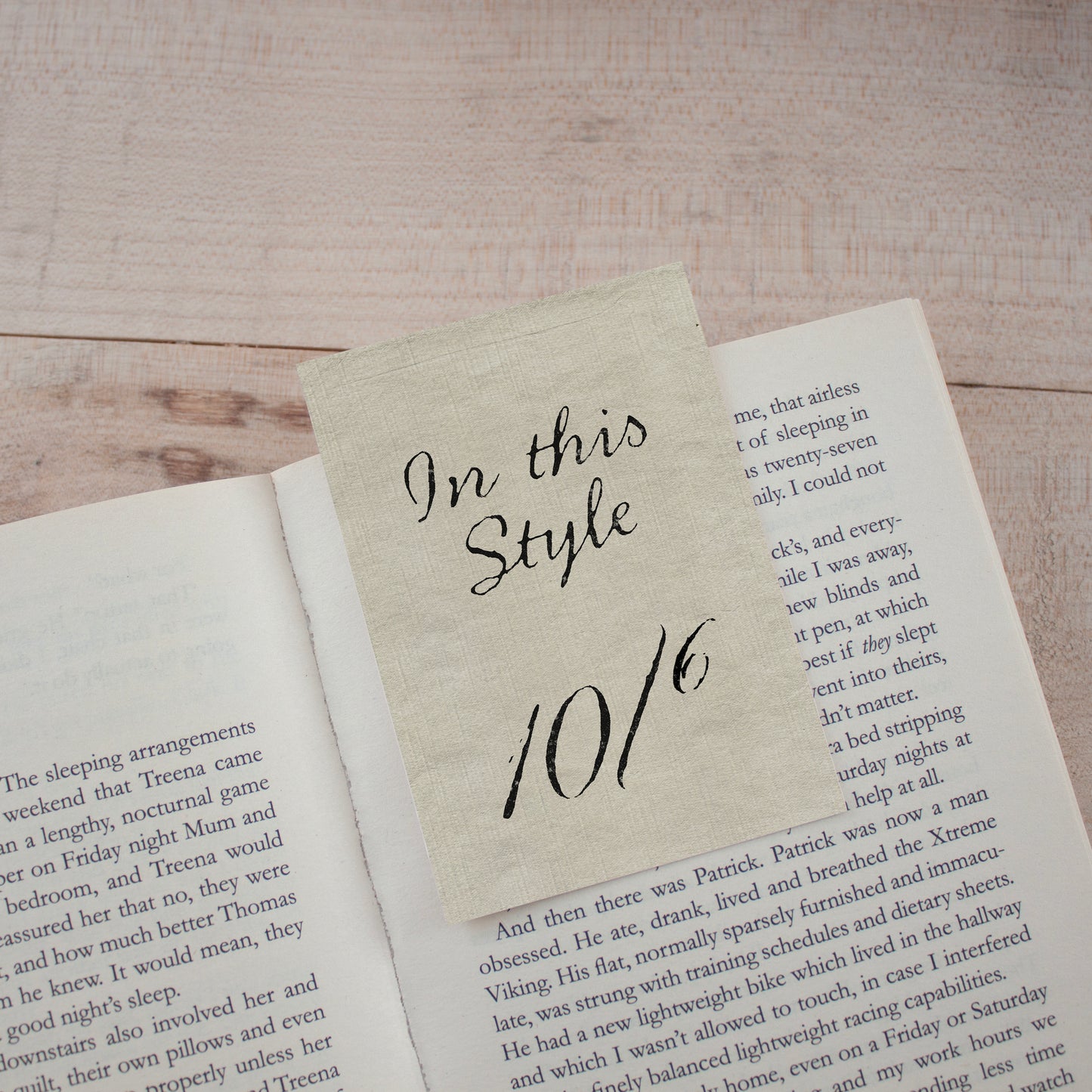 Alice in Wonderland Mad Hatter Hat Receipt Bookmark