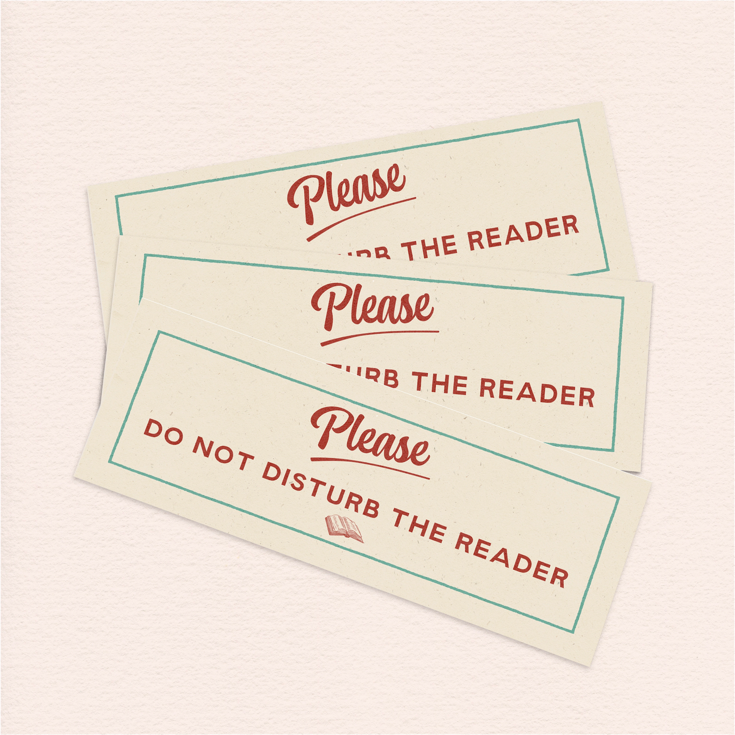 Do Not Disturb The Reader Bookmark