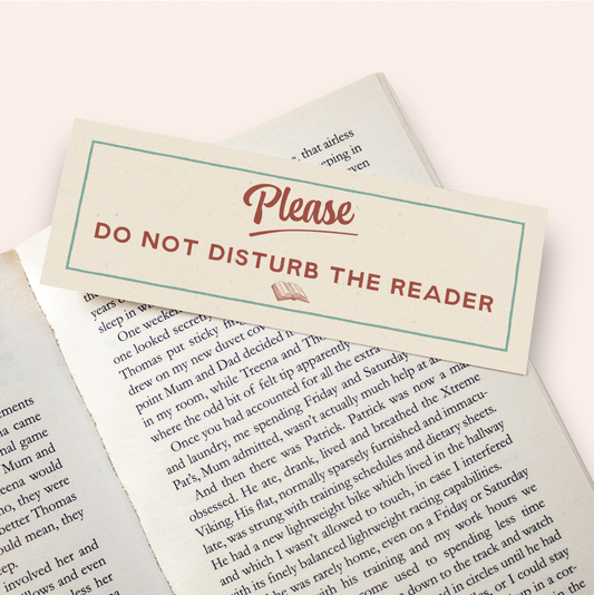 Do Not Disturb The Reader Bookmark