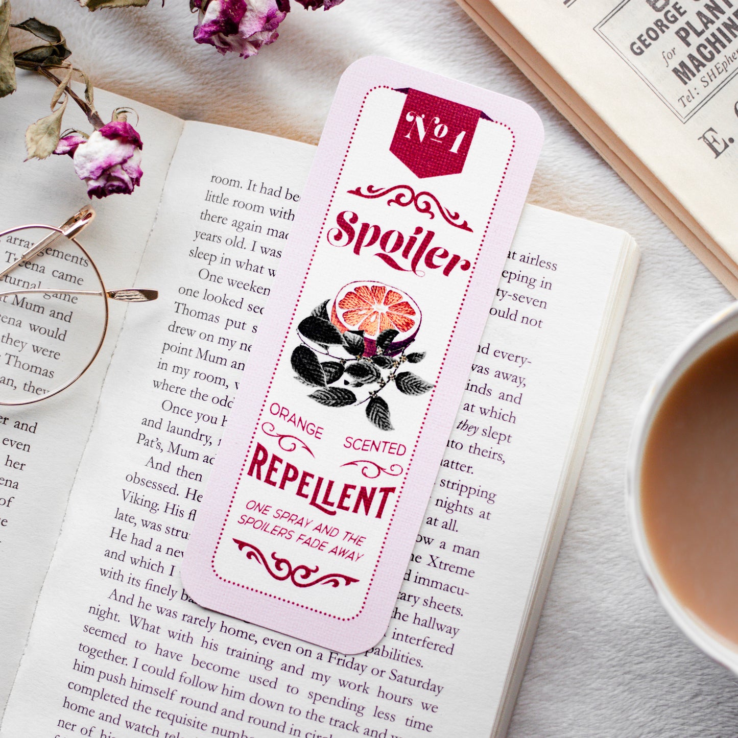 Spoiler Repellent Bookmark