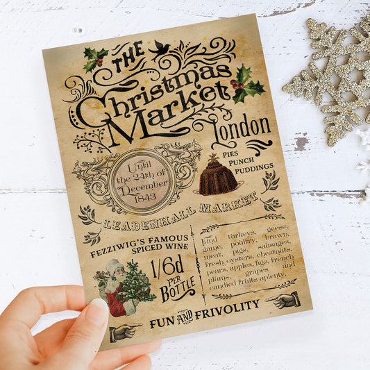 Victorian Christmas Art Print