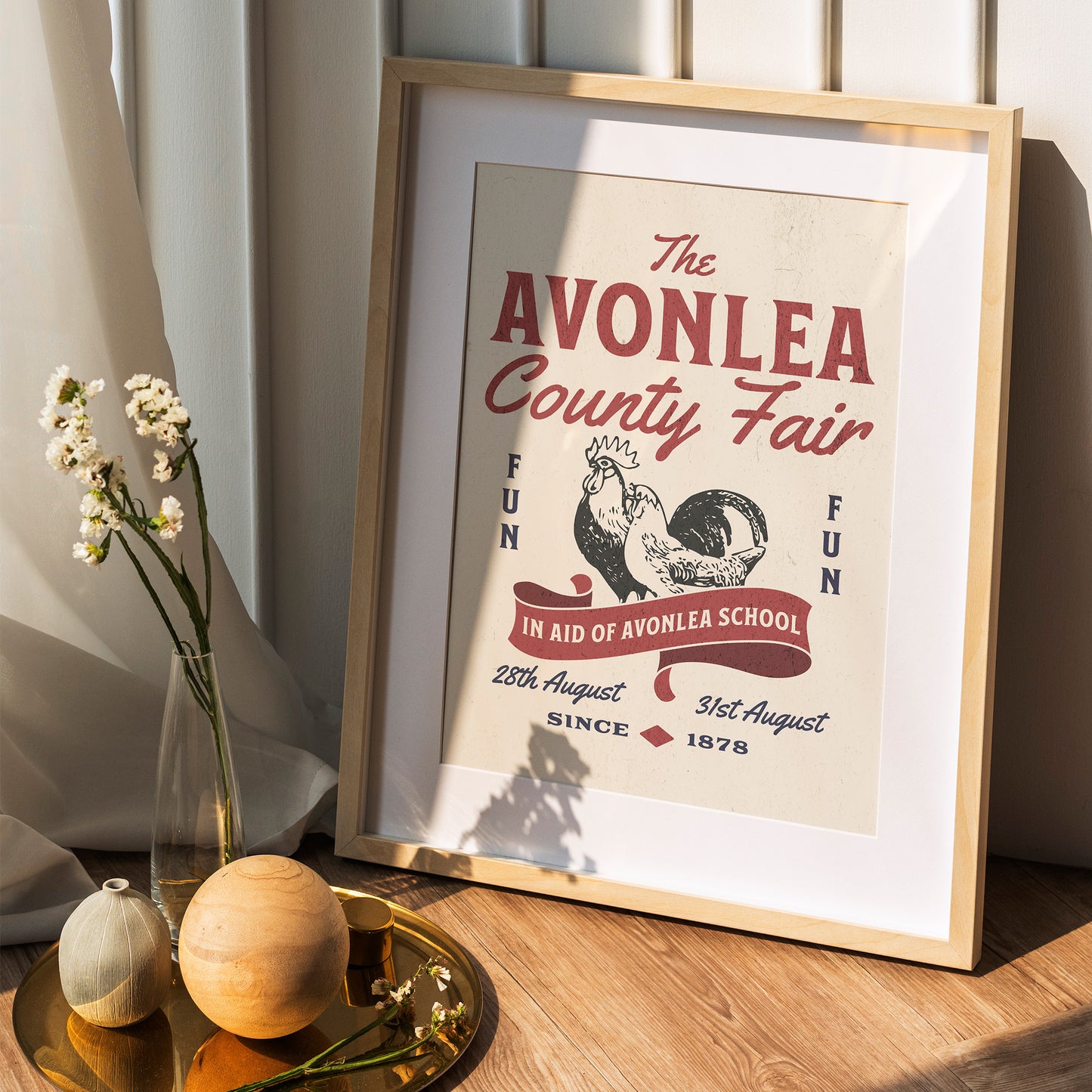 Avonlea County Fair Vintage Poster Print