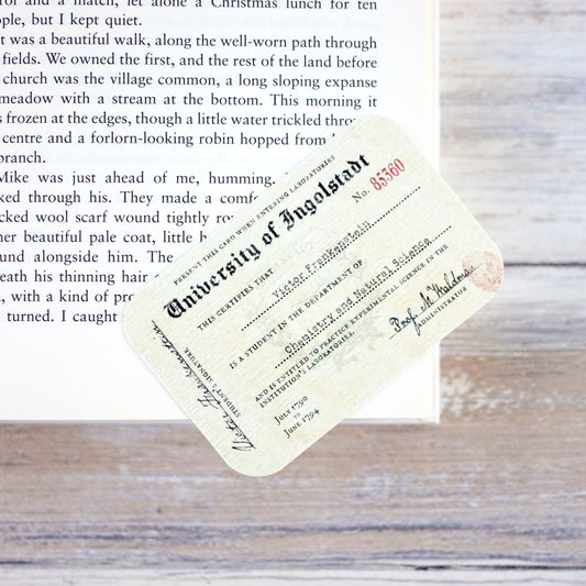 Frankenstein Bookmark