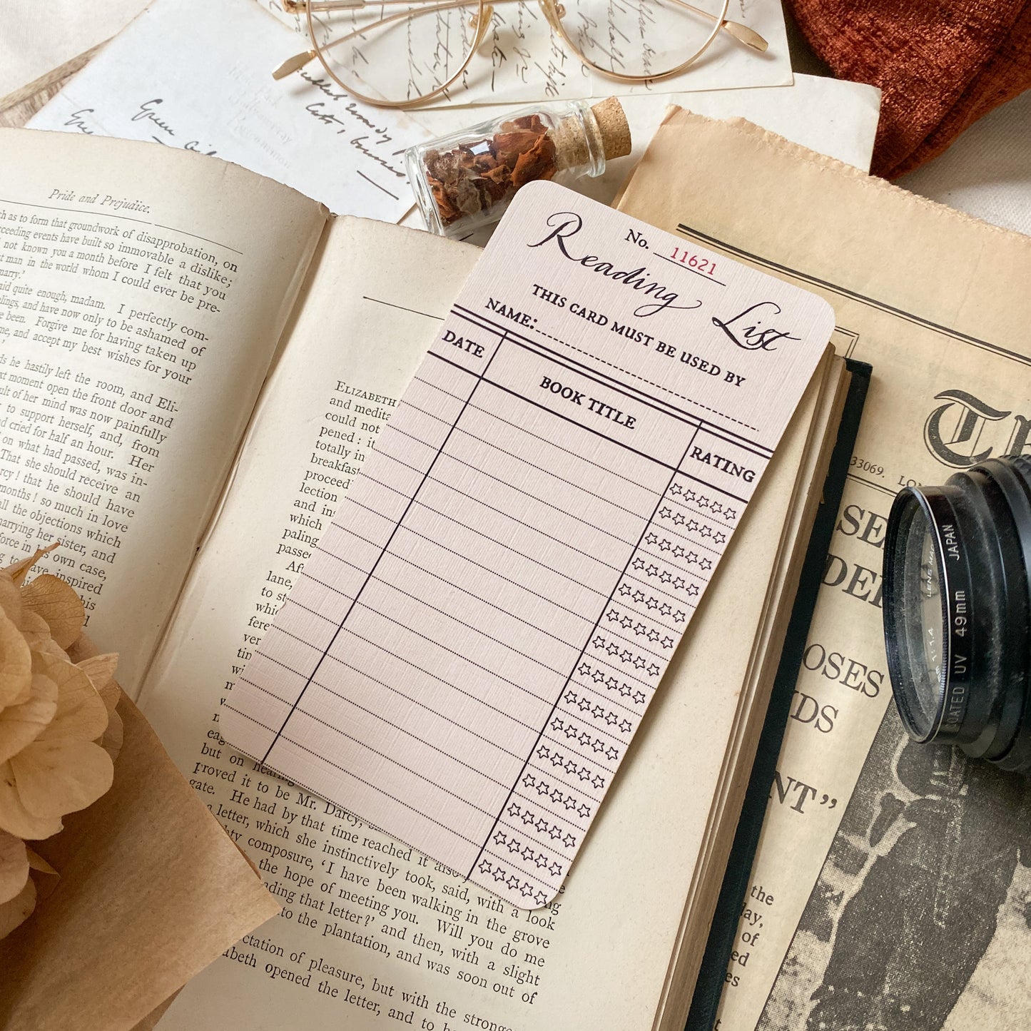 Reading List Bookmark