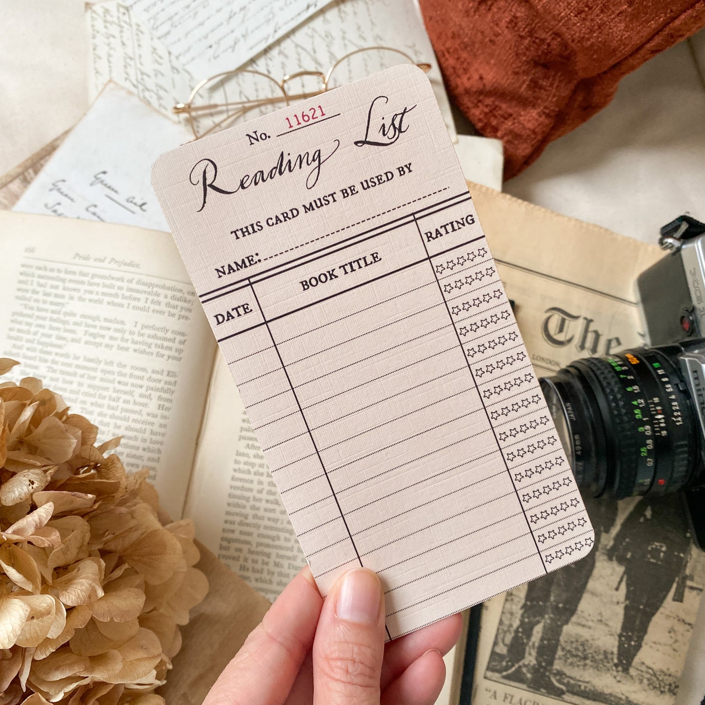 Reading List Bookmark