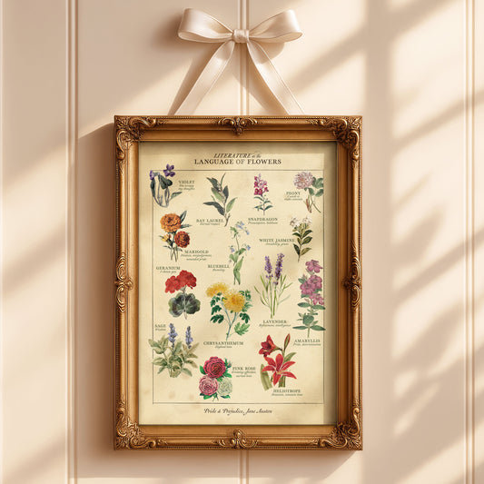 Literature in the Language of Flowers (Pride and Prejudice)