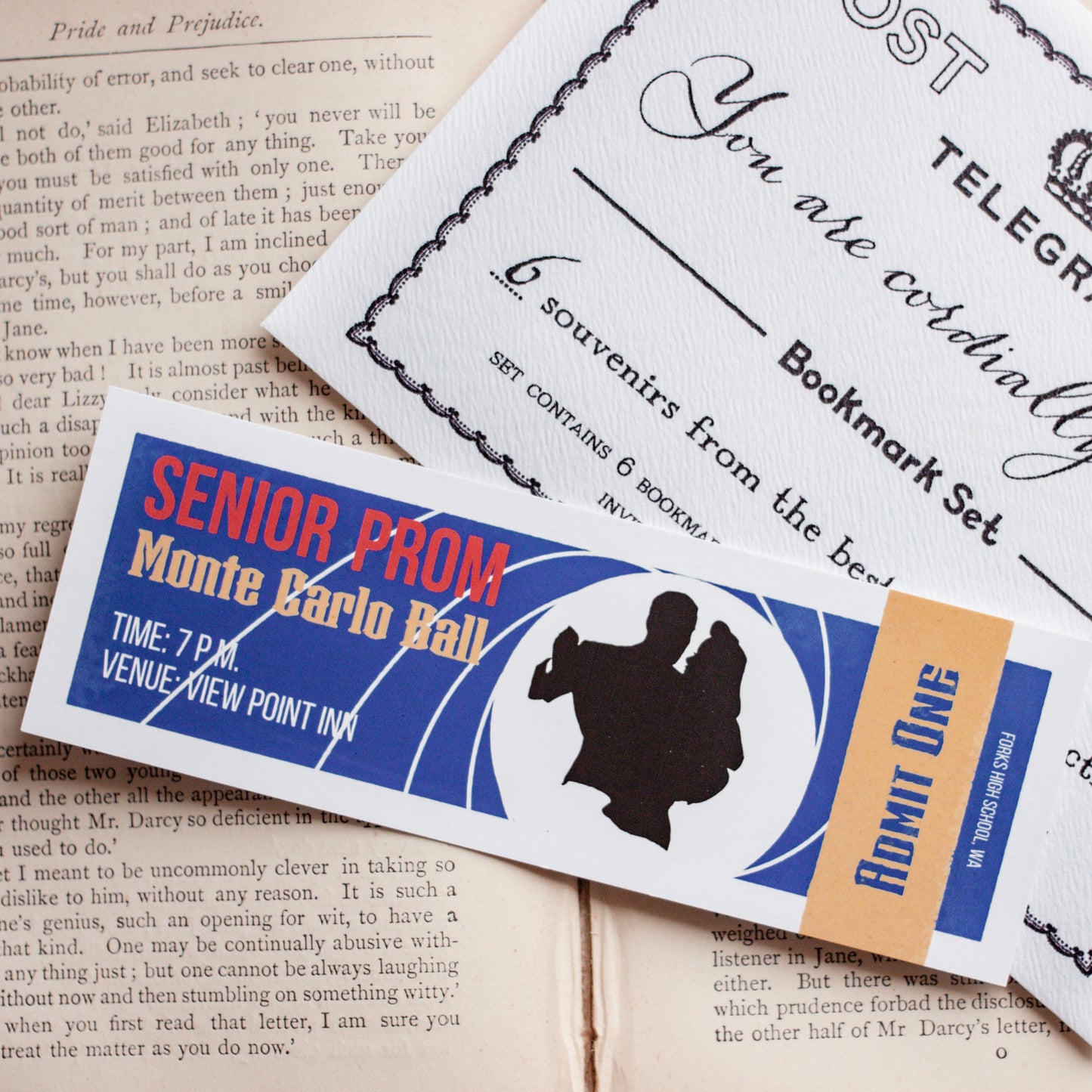 Cordially Invited Bookmark Gift Set