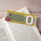 Wizard of Oz Yellow Brick Road Travel Pass Bookmark
