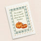 Anne of Green Gables October Greeting Card