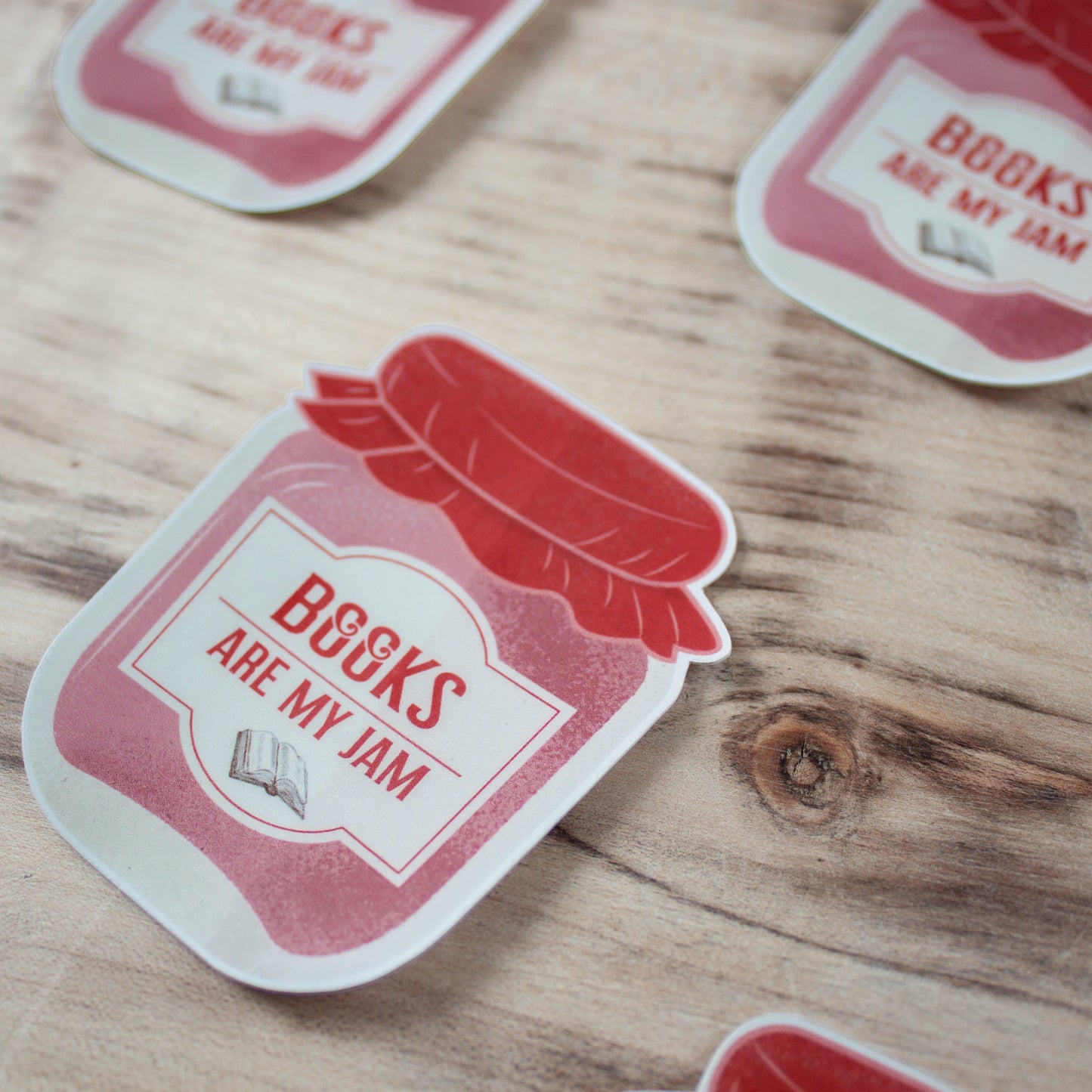 Books Are My Jam Sticker
