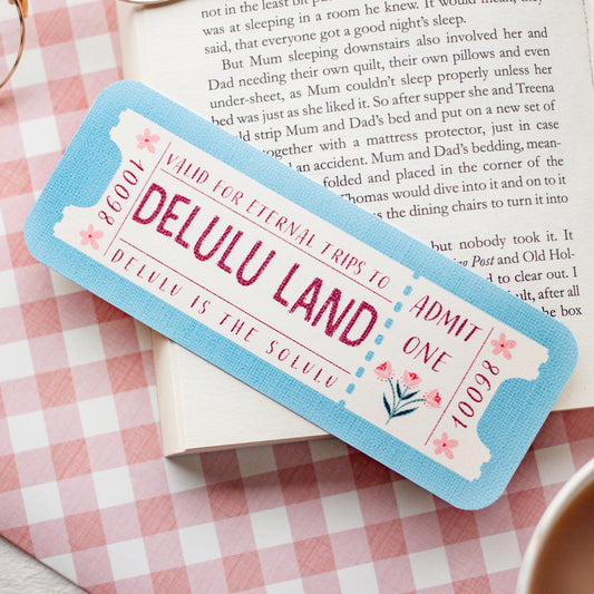 Delulu Land Bookmark