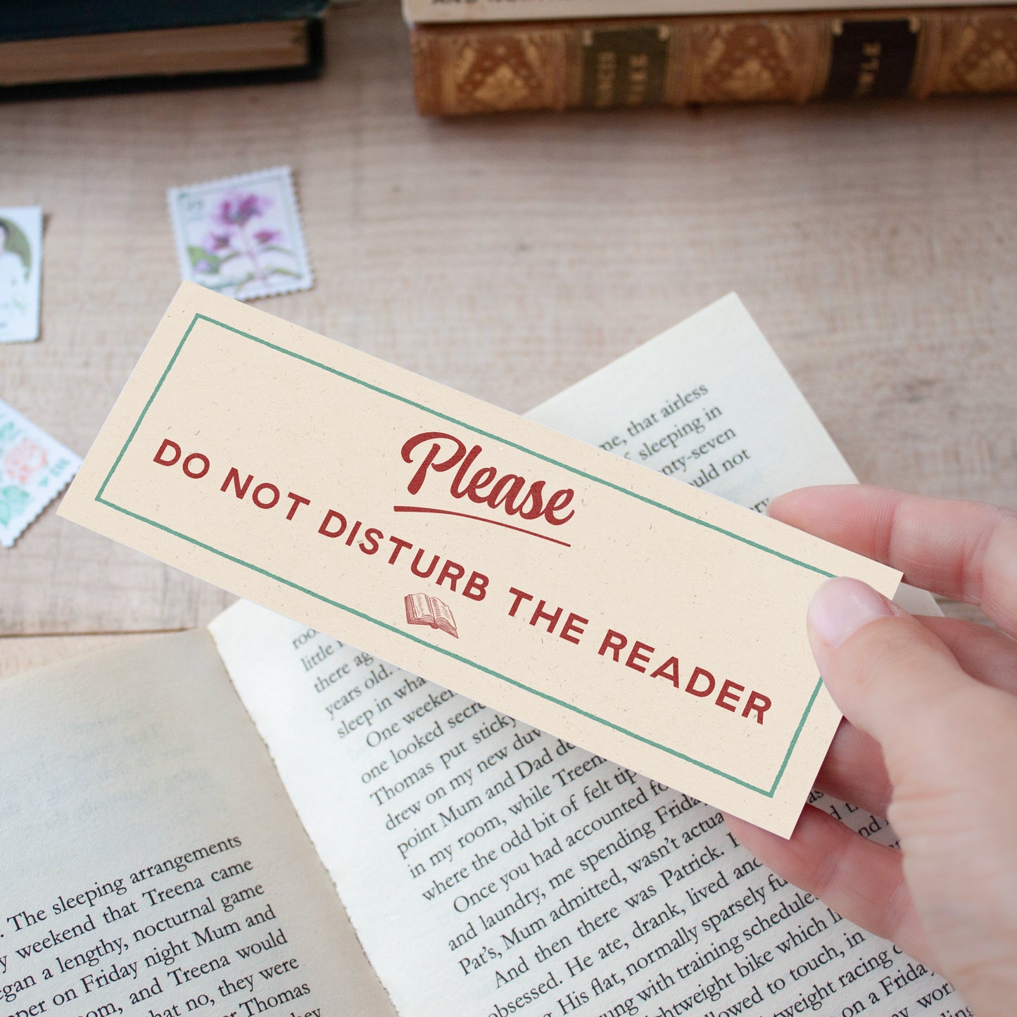 Do Not Disturb The Reader Bookmark