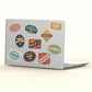 Wonderland Vintage Travel Label Vinyl Sticker
