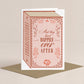 Book Greeting Card "Happily Ever After" Engagement Card