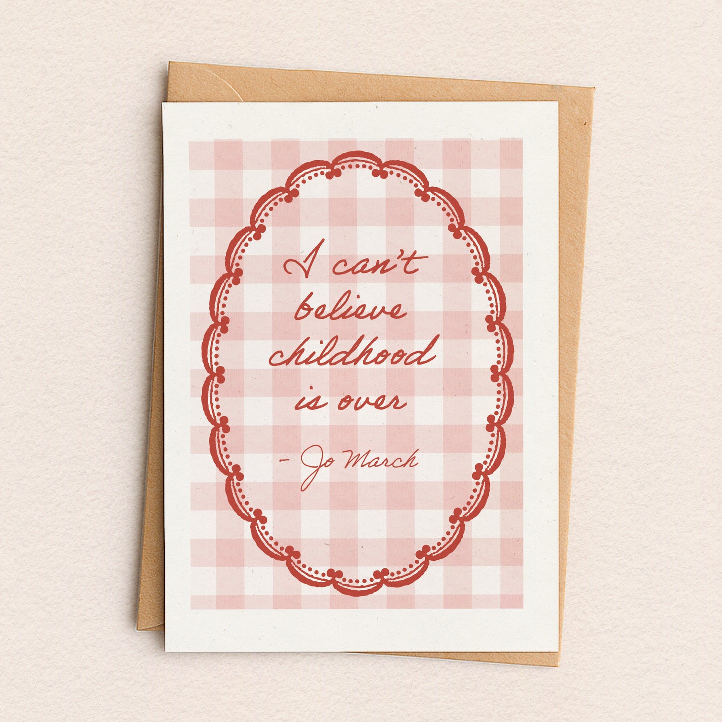 Childhood is Over Greeting Card