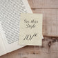 Alice in Wonderland Mad Hatter Hat Receipt Bookmark