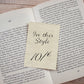 Alice in Wonderland Mad Hatter Hat Receipt Bookmark