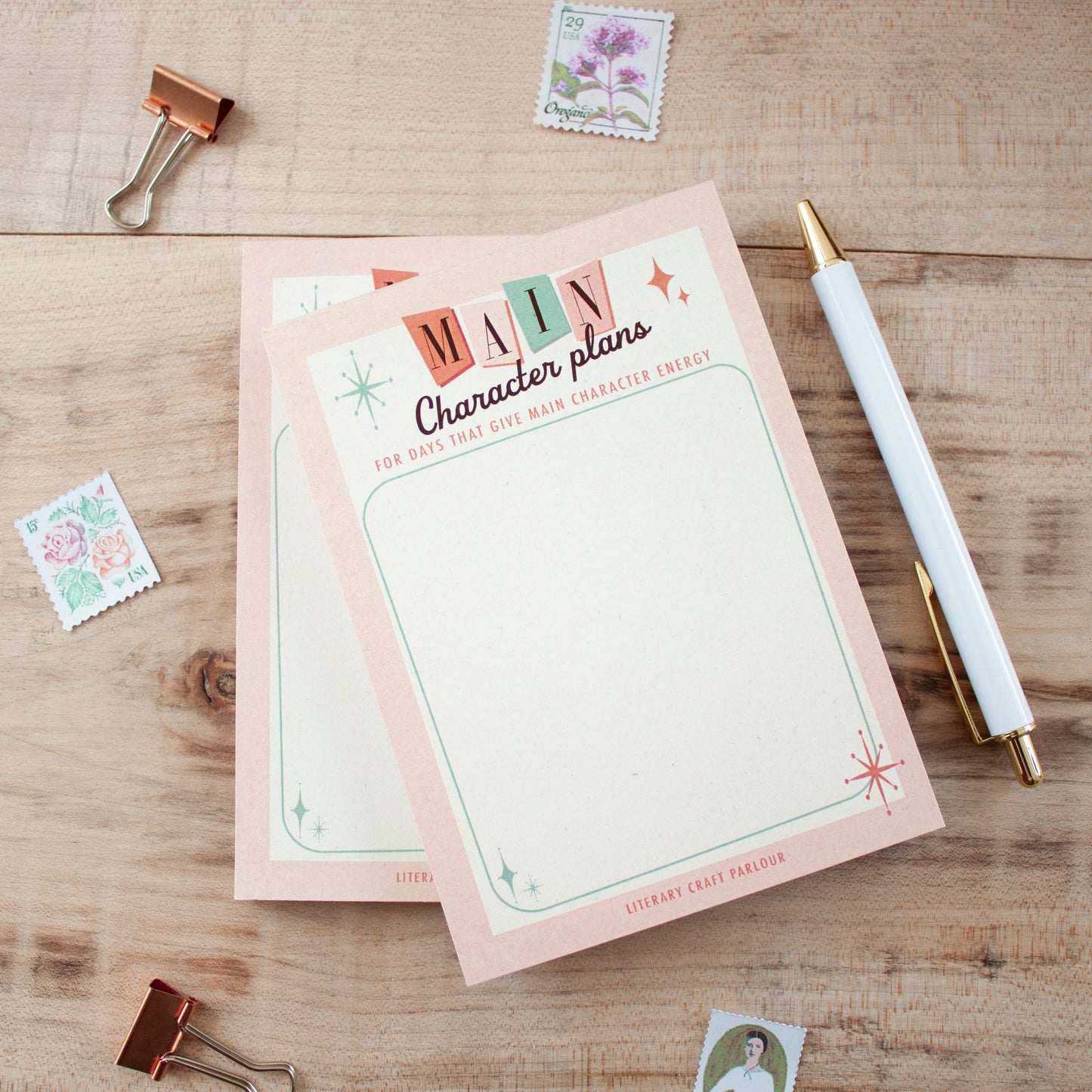 Main Character Plans A6 Notepad
