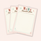 Main Character Plans A6 Notepad