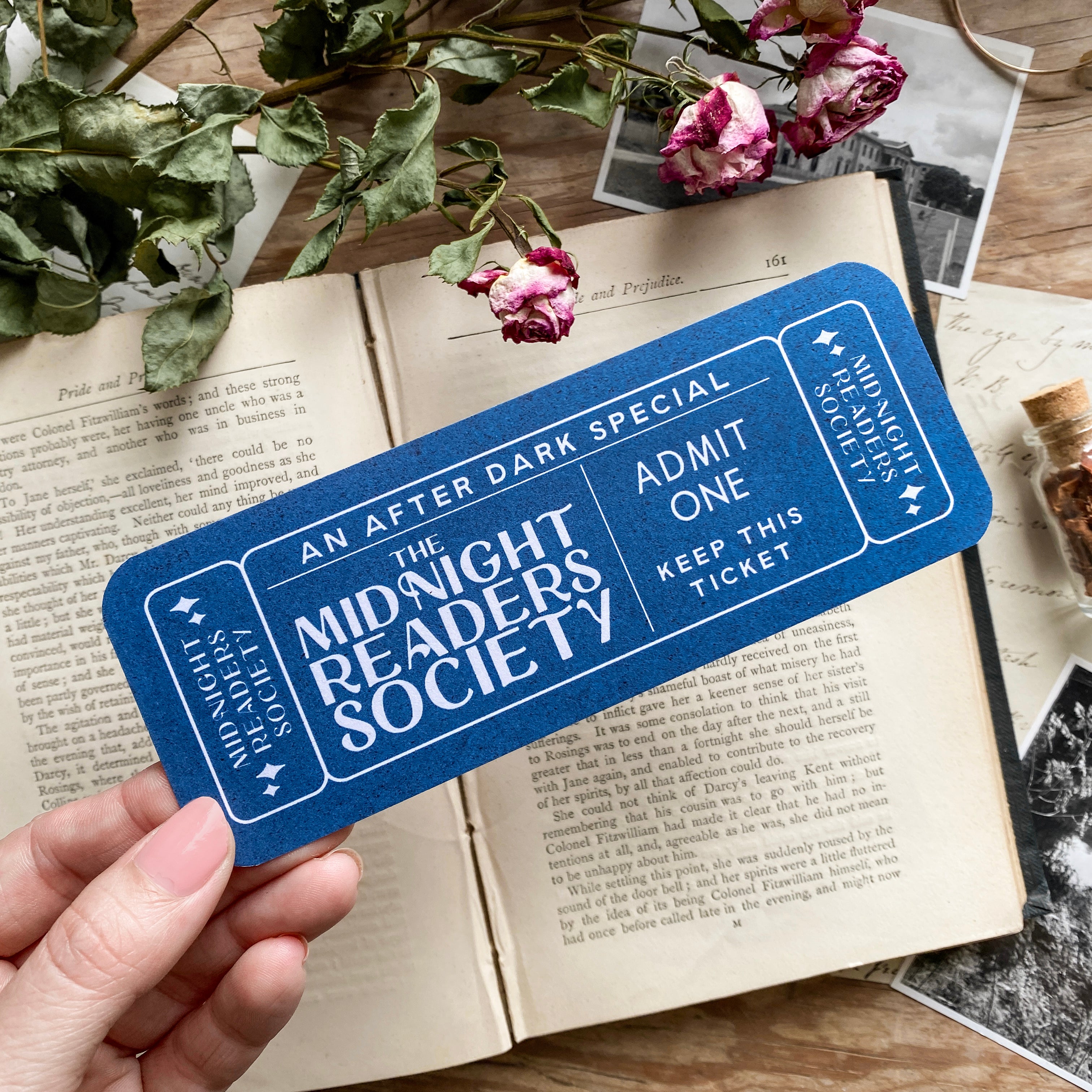 Midnight Readers Society Ticket Bookmark – Literary Craft Parlour