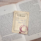 Count of Monte Cristo Bookmark La Reserve Receipt