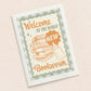 New Baby Bookworm Greeting Card