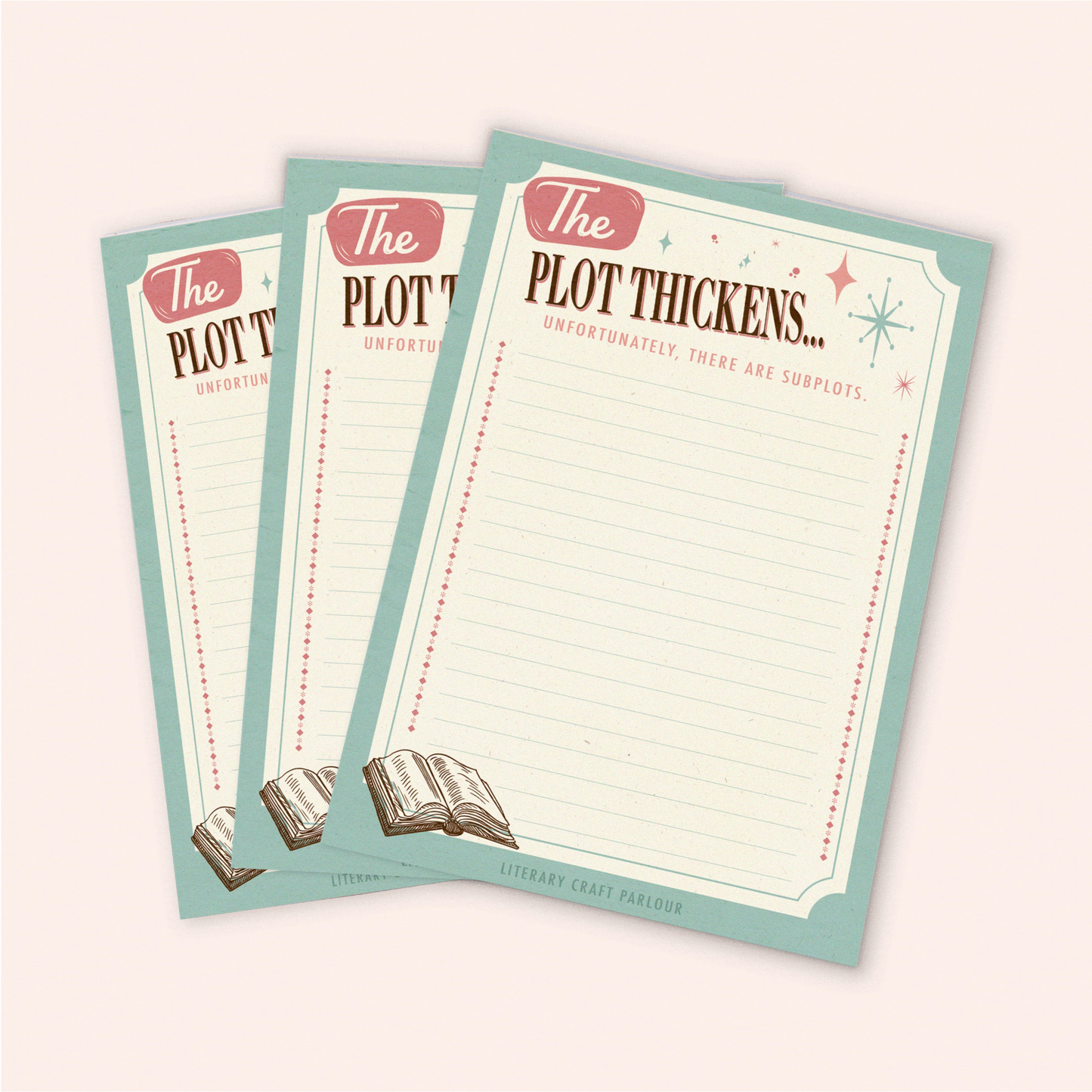 The Plot Thickens A6 Notepad