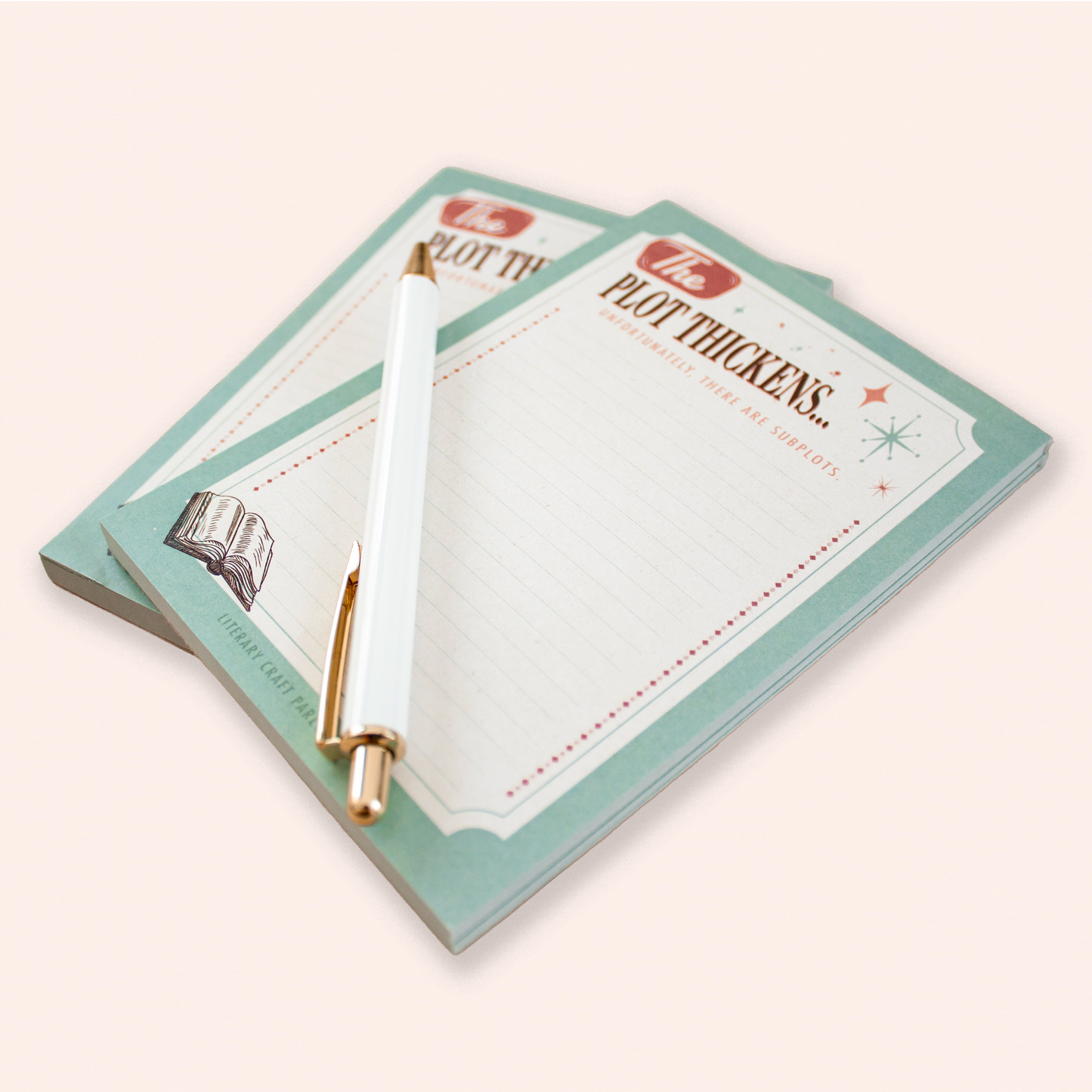 The Plot Thickens A6 Notepad