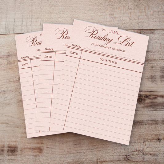 Reading List A6 Notepad