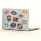 Fictional Locations Vintage Travel Labels Pack of 20 Vinyl Stickers