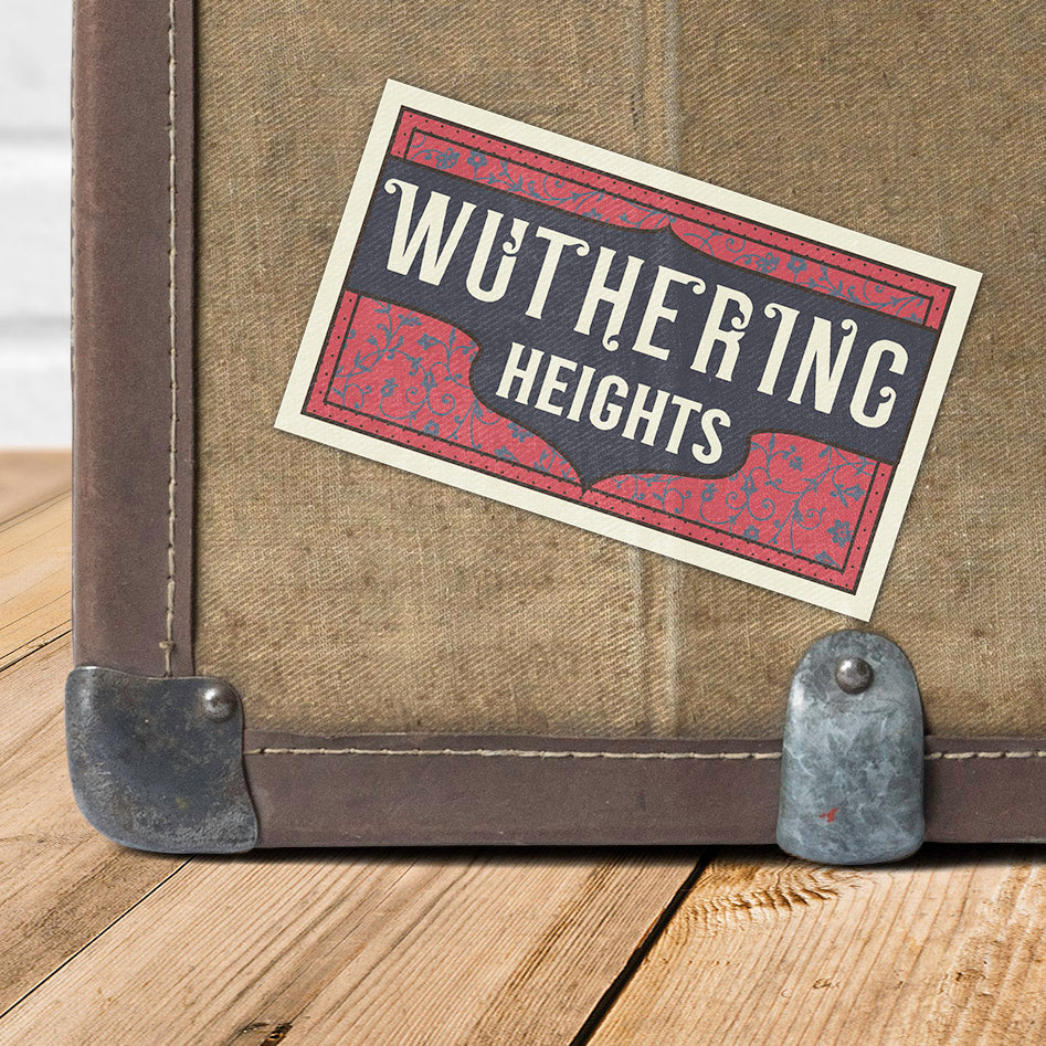 Wuthering Heights Vintage Vinyl Sticker