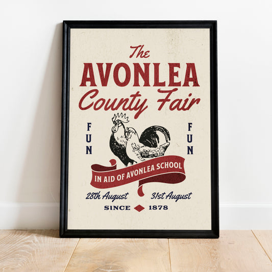 Avonlea County Fair Vintage Poster Print