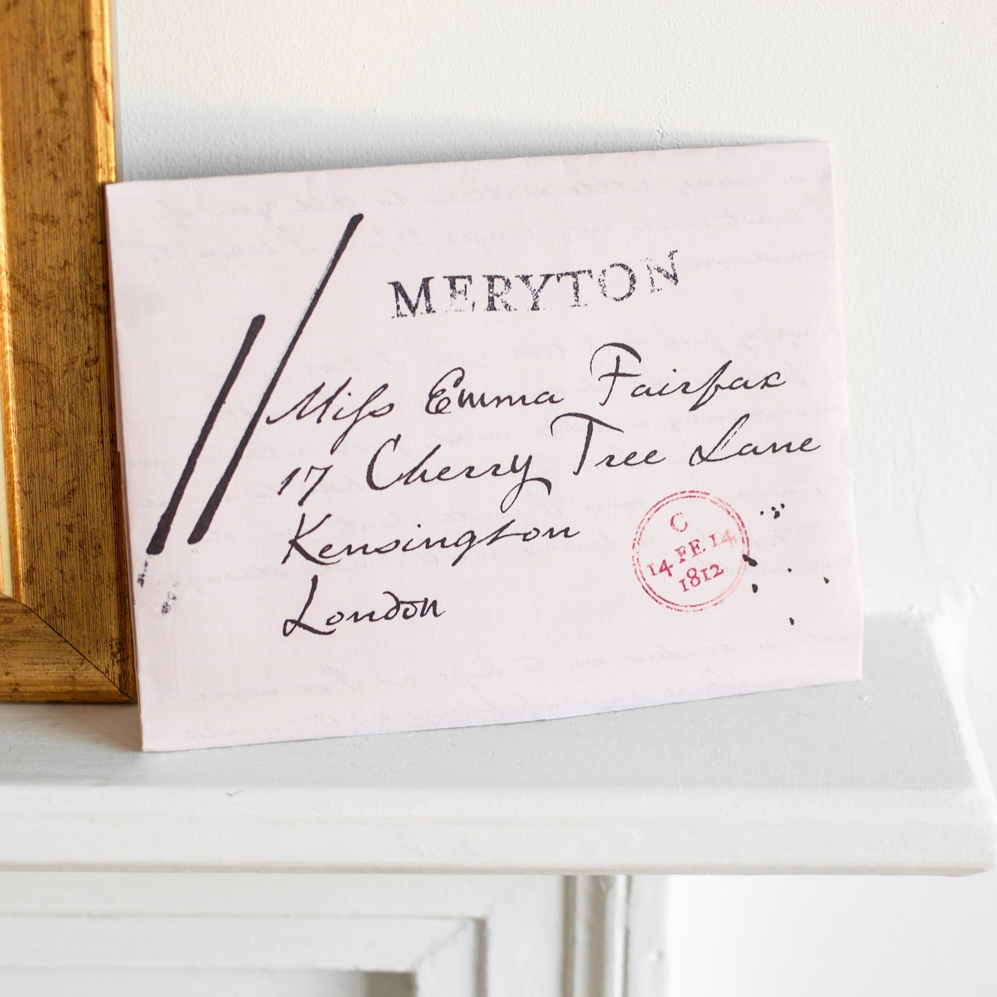 Personalised Love Letter from Elizabeth Bennet