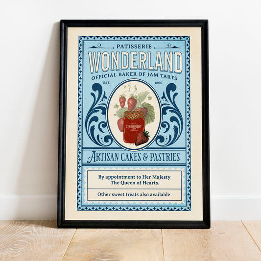 Alice in Wonderland Vintage Poster Print