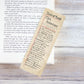 Wuthering Heights Bookmark Deed of Land
