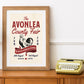 Avonlea County Fair Vintage Poster Print