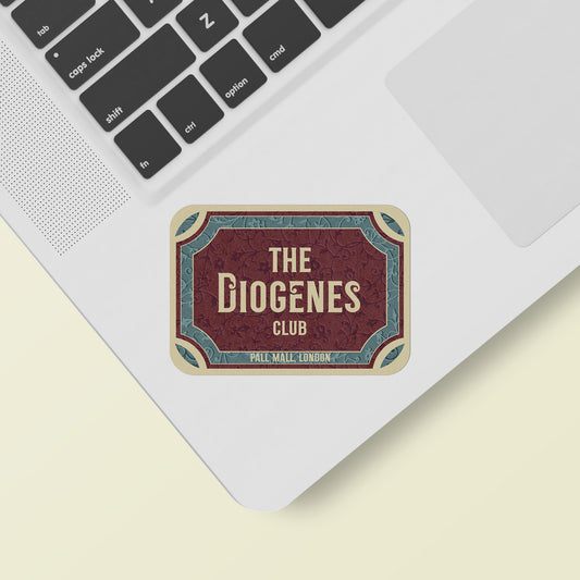 Diogenes Club Vintage Vinyl Sticker