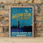 Second Star To The Right Vintage Poster Print